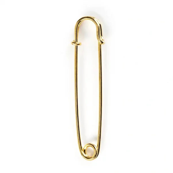 Kilt pin, 76mm, antique brass