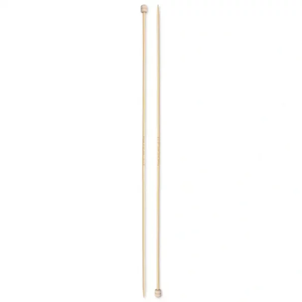Single-pointed knitting needles Prym 1530, bamboo, 33cm, 3.00mm