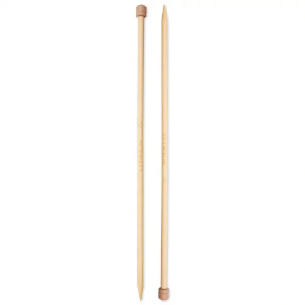 Single-pointed knitting needles Prym 1530, bamboo, 33cm, 7.00mm