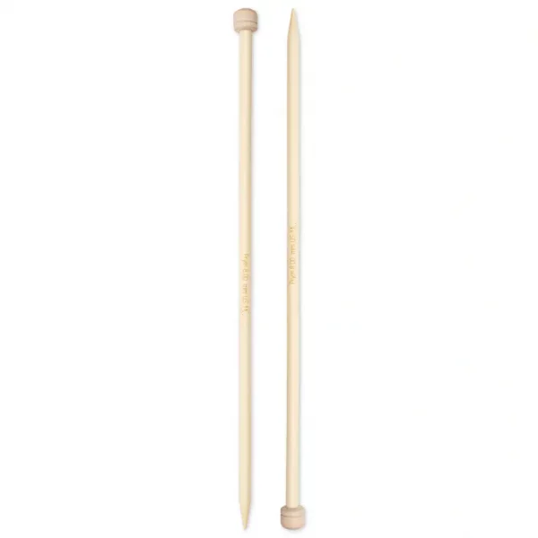Single-pointed knitting needles Prym 1530, bamboo, 33cm, 8.00mm