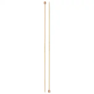 Single-pointed knitting needles Prym 1530, bamboo, 33cm, 2.75mm
