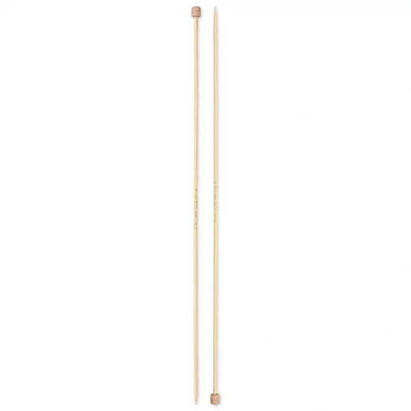 Single-pointed knitting needles Prym 1530, bamboo, 33cm, 2.75mm