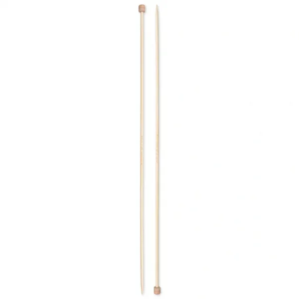 Single-pointed knitting needles Prym 1530, bamboo, 33cm, 2.25mm