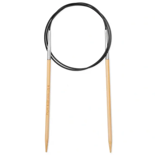 Circular knitting needle Prym 1530, bamboo, 80cm, 4.00mm