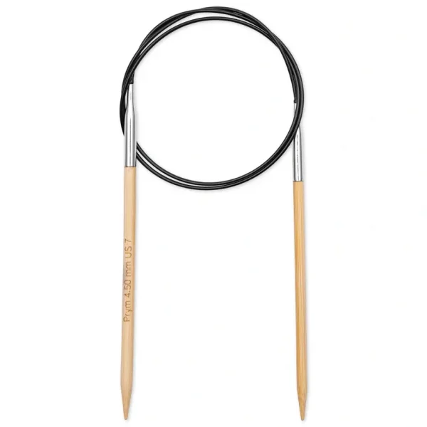 Circular knitting needle Prym 1530, bamboo, 80cm, 4.5mm