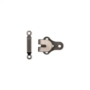 Trouser hooks and bars, 12mm, black