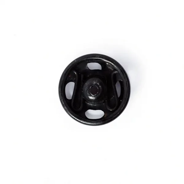 Snap fasteners, 9mm, black