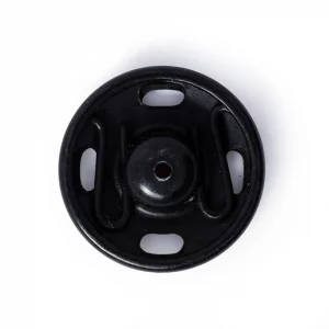 Snap fasteners, 15mm, black