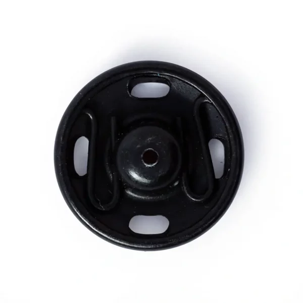 Snap fasteners, 15mm, black