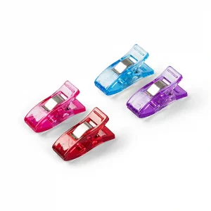 Fabric clips 2.6cm, 12 items