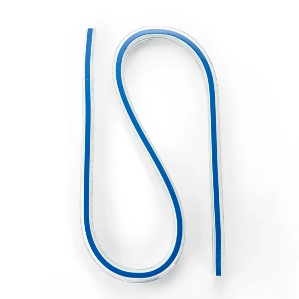 Curved rule, flexible