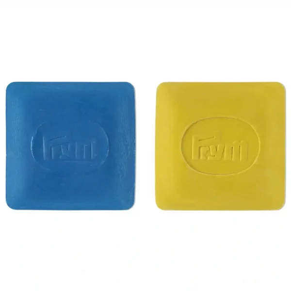 Tailor's chalk slabs, yellow/blue