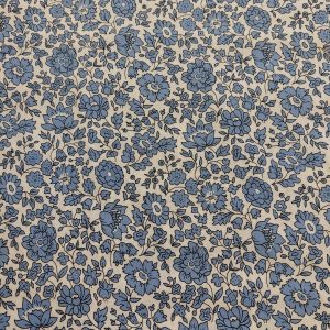 Cotton Poplin prints/ blue ditsy