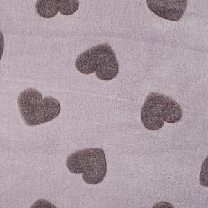 Cuddle Fleece (K33007) - Hearts Lilac