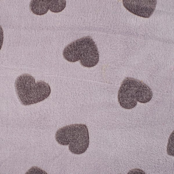 Cuddle Fleece (K33007) - Hearts Lilac