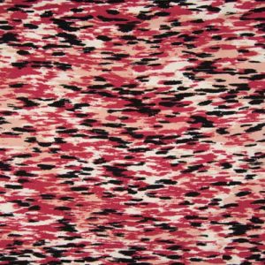 Viscose Twill Print (PC1896) - Shadows Marsala