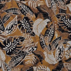 Cotton Rayon Print (PC2291) - Leaves Terra