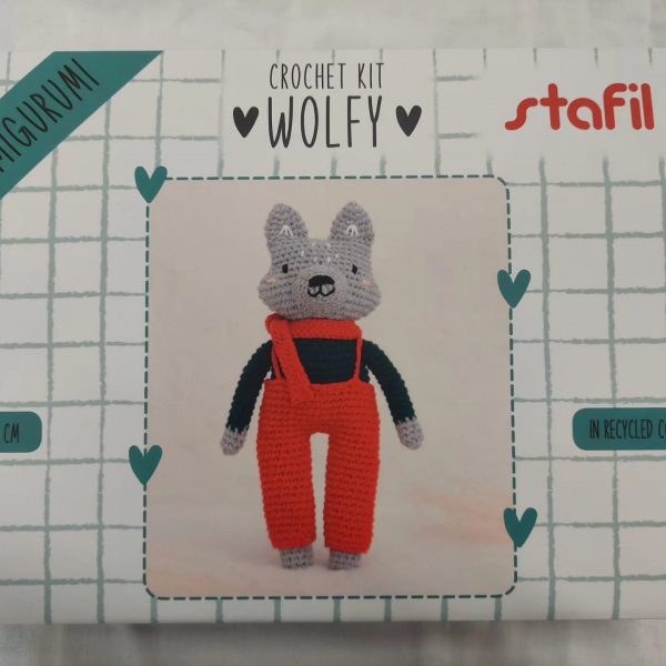 Amigurumi Crochet kit ( Wolfy)