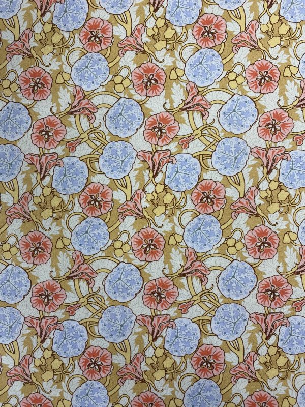 Red/blue floral