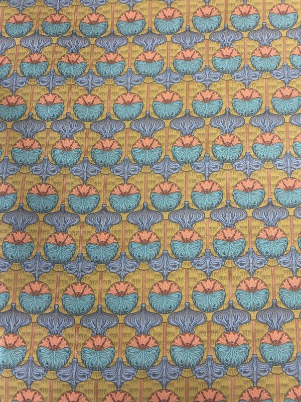 Gold blue orange mix