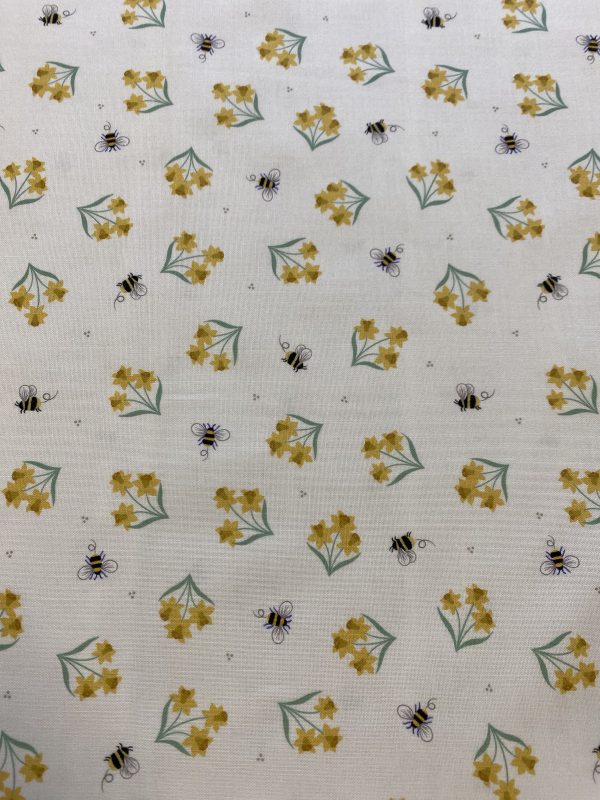 Country Garden - Bees and Daffodils